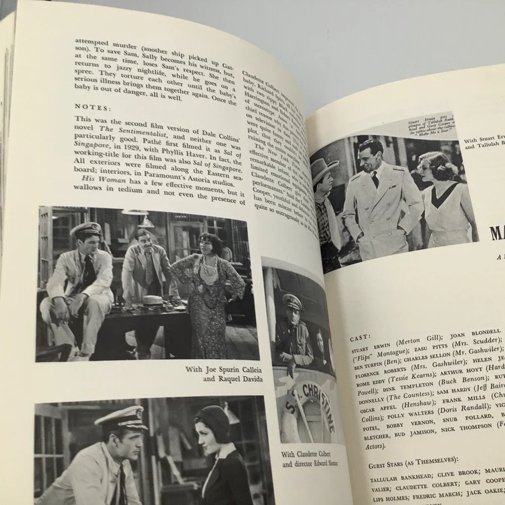 The Films of Gary Cooper by Homer Dickens Paperback First Edition 1970‎